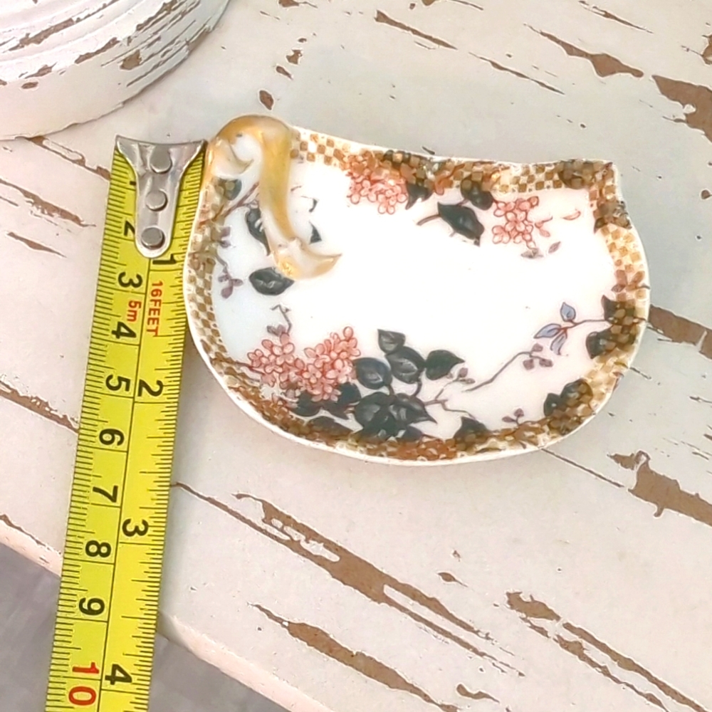 Antique Limoges French Porcelain Trinket Dish  - Picture 4 of 5